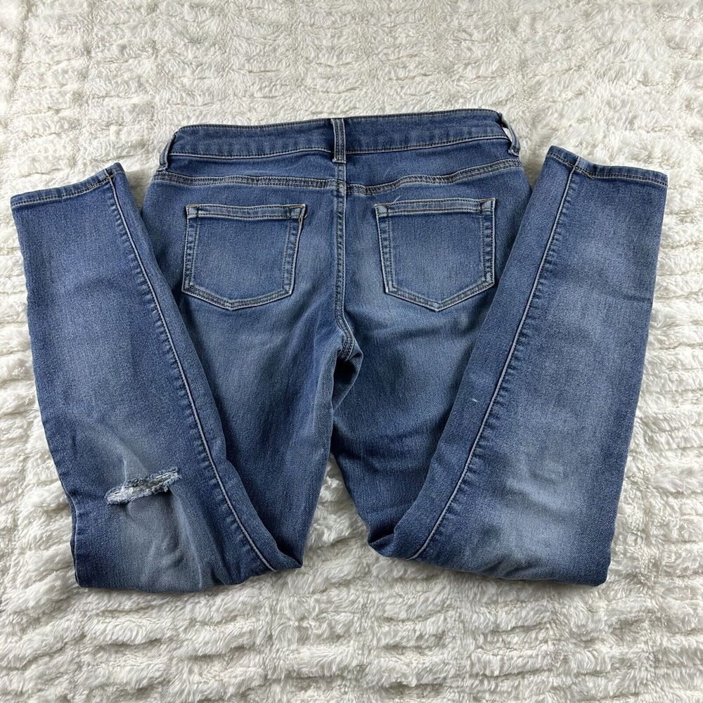 Maurices Women’s Skinny Jegging size M Stretch Mid Rise Distressed Soft Denim - Picture 11 of 14